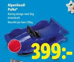 Lidl AlpenGaudi Pulka, SEK 399 erbjuda