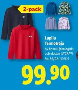 Lidl Lupilu Termotröja, SEK 99.9 erbjuda