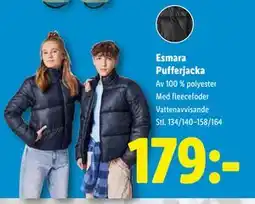 Lidl Esmara Pufferjacka, SEK 179 erbjuda