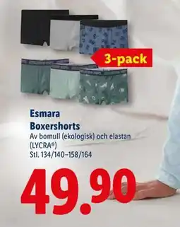 Lidl Esmara Boxershorts, SEK 49.9 erbjuda