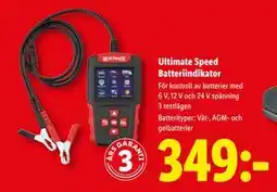 Lidl Ultimate Speed Batteriindikator, SEK 349 erbjuda