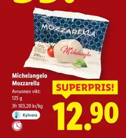 Lidl Michelangelo Mozzarella, SEK 12.9 erbjuda