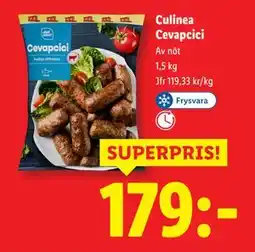 Lidl Culinea Cevapcici, SEK 179 erbjuda