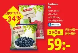 Lidl Freshona Bär, SEK 59 erbjuda