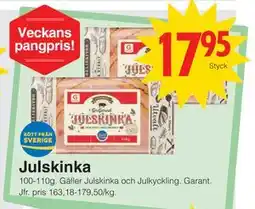 Matöppet Julskinka, SEK 17.95 erbjuda