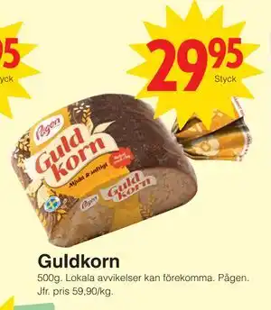 Matöppet Guldkorn, SEK 29.95 erbjuda