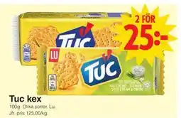 Matöppet Tuc kex, SEK 25 erbjuda