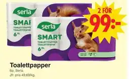 Matöppet Toalettpapper, SEK 99 erbjuda