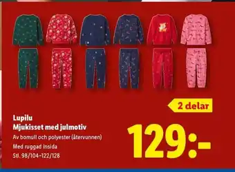 Lupilu Mjukisset med julmotiv