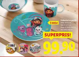 Lidl Frukostset av porslin erbjuda