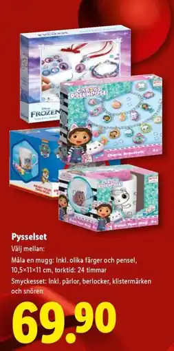 Lidl Pysselset erbjuda
