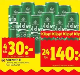 ICA Kvantum Alkoholfri öl erbjuda