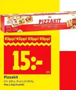 ICA Kvantum Pizzakit erbjuda