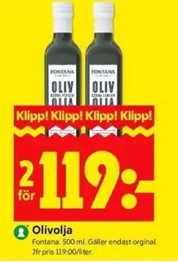 ICA Kvantum Olivolja erbjuda