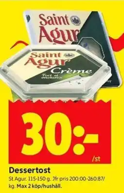 ICA Kvantum Dessertost erbjuda