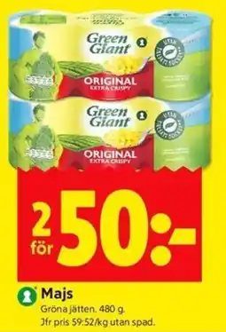 ICA Kvantum Majs erbjuda