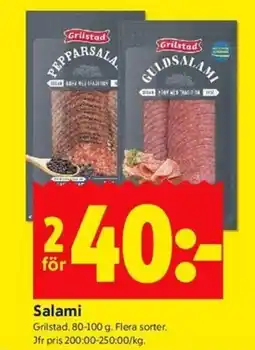 ICA Kvantum Salami erbjuda