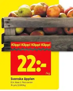 ICA Kvantum Svenska äpplen erbjuda