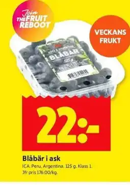 ICA Kvantum Blåbär i ask erbjuda