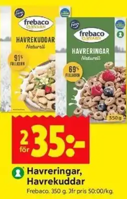 ICA Kvantum Havreringar, Havrekuddar erbjuda