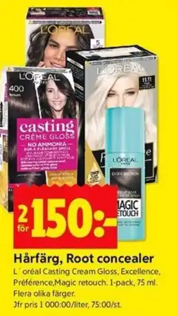 ICA Kvantum Hårfärg, Root concealer erbjuda