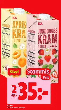 ICA Kvantum Kräm erbjuda