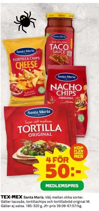 Coop Tex-mex erbjuda