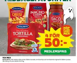 Coop Tex-mex erbjuda