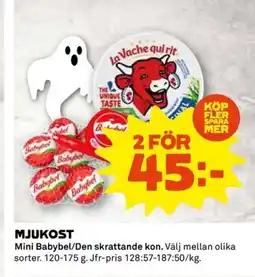 Coop Mjukost mini babybel/den skrattande kon. erbjuda