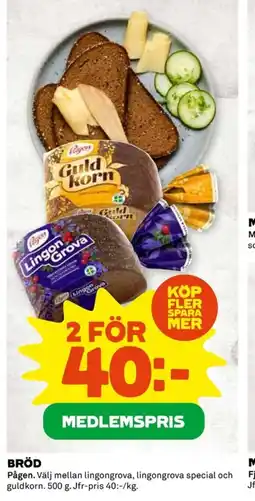 Coop Bröd erbjuda