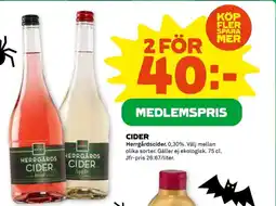 Coop Cider erbjuda