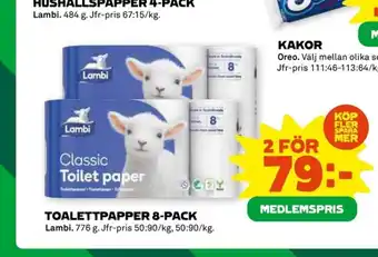 Toalettpapper 8-pack