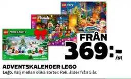 Coop Adventskalender lego erbjuda