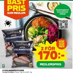 Coop Kycklingbröstfiléer erbjuda