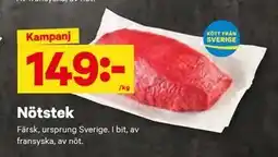 City Gross Nötstek, SEK 149 erbjuda