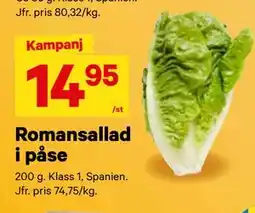 City Gross Romansallad i påse, SEK 14.95 erbjuda