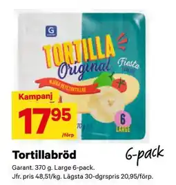 City Gross Tortillabröd, SEK 17.95 erbjuda