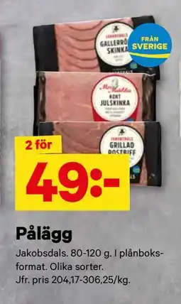 City Gross Pålägg, SEK 49 erbjuda