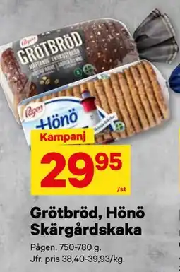 City Gross Grötbröd, Hönö Skärgårdskaka, SEK 29.95 erbjuda