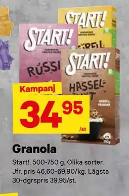 City Gross Granola, SEK 34.95 erbjuda