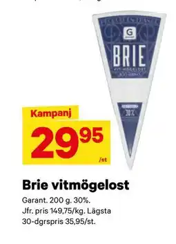 City Gross Brie vitmögelost, SEK 29.95 erbjuda