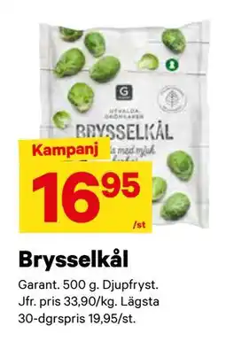 City Gross Brysselkål, SEK 16.95 erbjuda