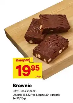 City Gross Brownie, SEK 19.95 erbjuda