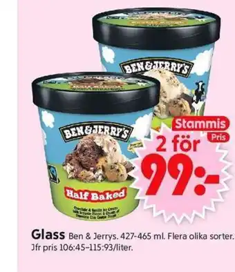 ICA Supermarket Glass erbjuda