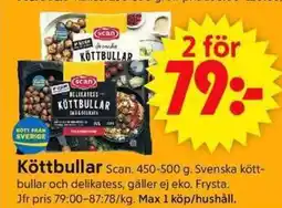 ICA Supermarket Köttbullar erbjuda