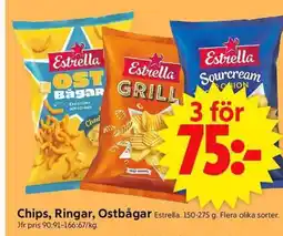 ICA Supermarket Chips, Ringar, Ostbågar erbjuda