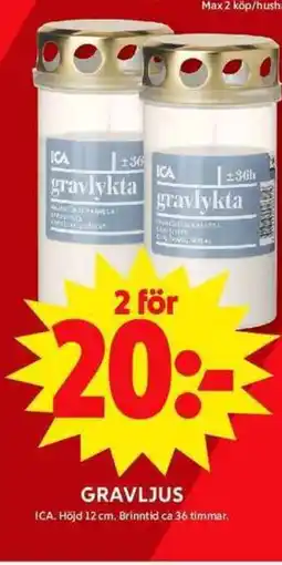 ICA Maxi Gravljus erbjuda
