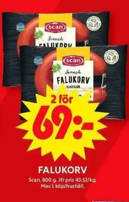 ICA Maxi Falukorv erbjuda