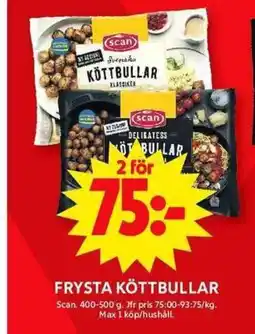 ICA Maxi Frysta köttbullar erbjuda