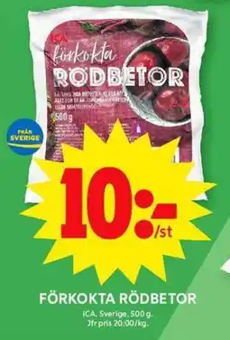 ICA Maxi Förkokta rödbetor erbjuda